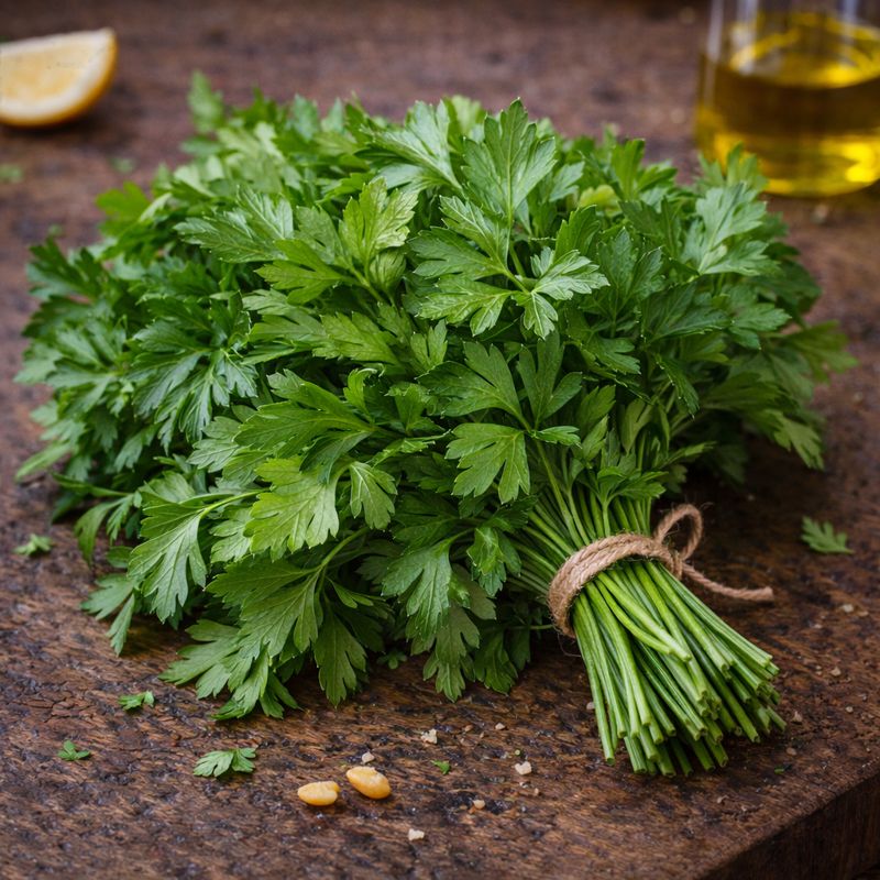 Platte Peterselie