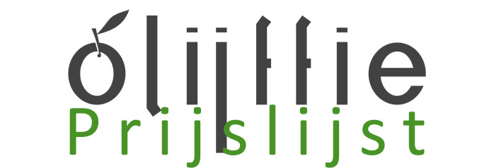 Olijffie Prijslijst